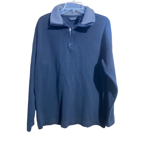 Axcess black quater zip sweater with gray collar - men's XL - Picture 1 of 3